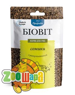 Природа Корм для риб Природа Біовіт Сомики, гранульований 25г арт.PR240469 (PR240469), (1111145404)