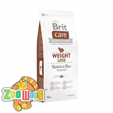 Brit Care Weight Loss Rabbit&Rice (3 кг) сухой корм с кроликом и рисом для собак с избыточным весом всех пород (132737 /0337), (1111141759)