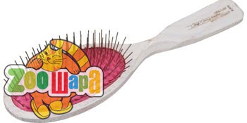 Chris Christensen Гребінь для собак та котів 22 BR-PK круглий розмір L арт.А910 (A910*****), (1111158408)