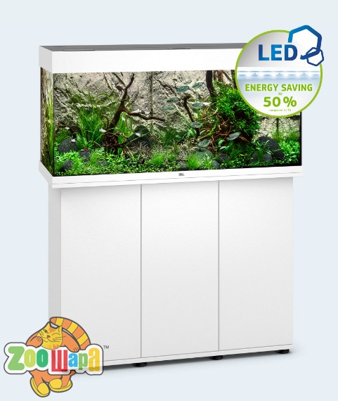 JUWEL Aquarium Аквариум RIO 180 LED белый (4450/4400СПЕЦЦЕНА), (1111132176)