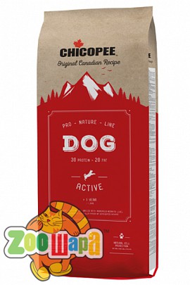 Chicopee Chicopee PNL Active , 20 кг для взрослых активных собак всех пород