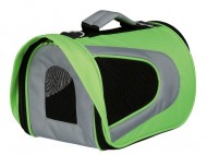 Trixie сумка-переноска "Alina" для грызунов (нейлон) 18х19х30 см, зелёный/серый
