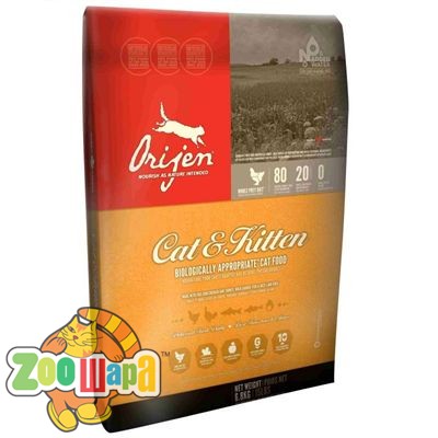 Orijen Сухой корм для котят и кошек Cat&Kitten (1,8 кг)