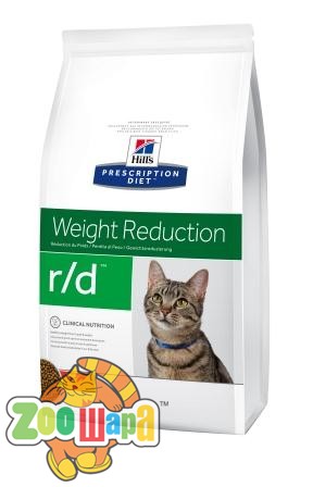 Hill's Сухой корм для кошек Prescription Diet R/D для регулирования избыточного веса (5 кг)