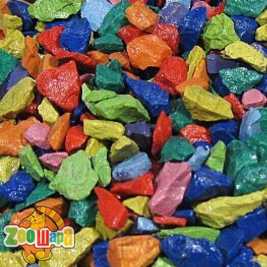 Zeta Грунт для аквариума  МИКС Радуга1кг. средн.(5-10мм) (zeta000601), (1111123185)