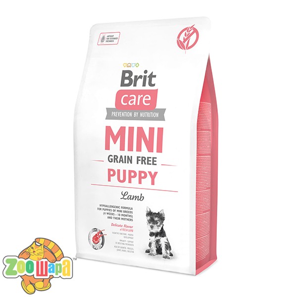 Brit Care GF Mini Puppy Lamb (2 кг) сухой корм с ягненком для щенков и юниоров миниатюрных пород (170773/0138), (1111148815)
