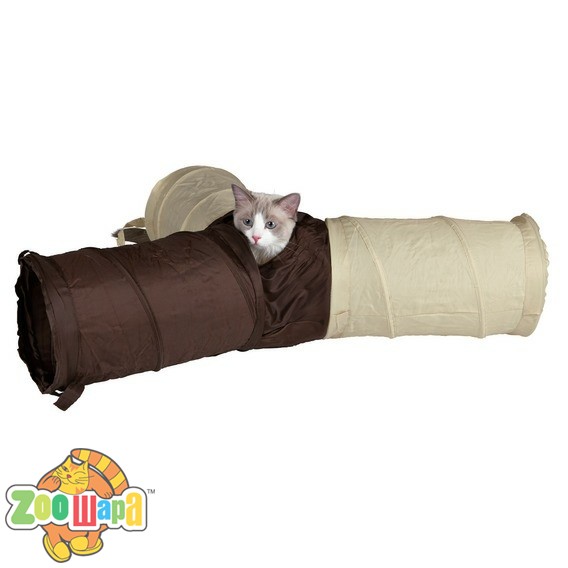 Trixie тоннель (3 рукава) для кошек (нейлон) 22х62 см (4305), (1111137485)