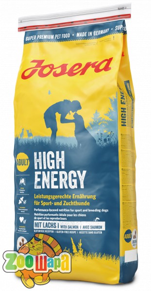 Josera Сухой корм для взрослых собак с повышенной активностью High Energy Adult (15 кг)