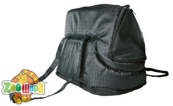 Trixie сумка - переноска для кота ( нейлон ) черная 45 см (36211), (1111116805)