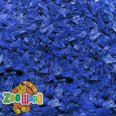 Zeta Грунт для аквариума  синий 1кг. средн.(5-10мм) (zeta000588), (1111123184)