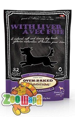 Oven-Baked Tradition Canada. Holistic - Лакомства для взрослых собак с печенью 227г