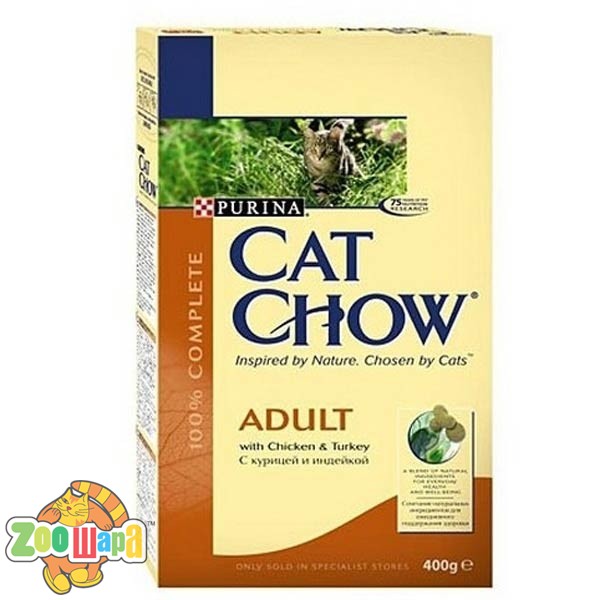 Cat Chow (Кэт Чау) С курицей и индейкой 15 кг