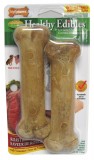 Nylabone Косточки натуральные, вкус ростбифа и курицы, 9,5см, 2шт