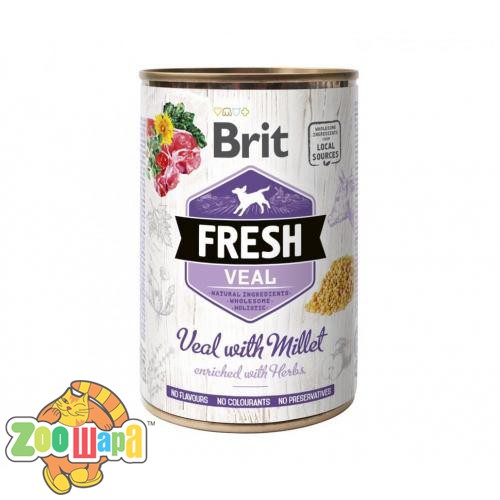Brit Fresh Brit Fresh Veal/Millet k 400g телятина,пшено для собак (100161/3916), (1111153755)