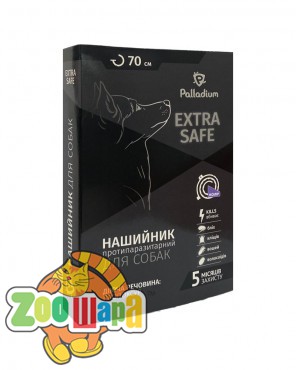 Palladium Extra Safe ошейник от блох и клещей для собак (70 см, фиолетовый)