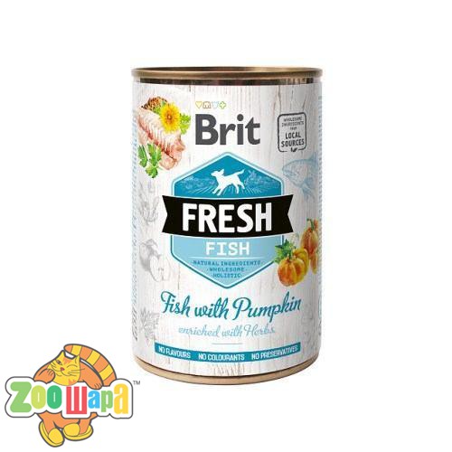 Brit Fresh Brit Fresh Fish/Pumpkin k 400g рыба,тыква для собак (100162//3923), (1111153756)