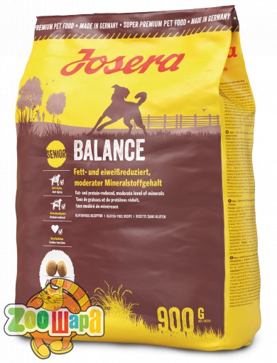 Josera Йозера Баланс. Сухой корм для пожилых и собак с излишним весом Balance Senior (0,9 кг)