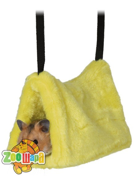 Trixie Подвесной гамак (плюш) для хомяка 9х16х12 см (6276), (1111115364)