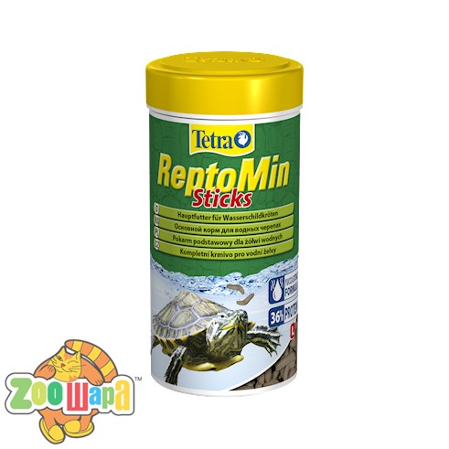 Tetra ReptoMin 100ml корм для водных черепах (139862), (8314)