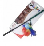 JW pet company Игрушка д/кошек - Дразнилка с перьями, блестящая