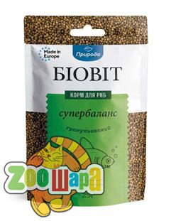 Природа Корм для риб Природа Біовіт Супербаланс, гранульований 25г арт.PR240471 (PR240471), (1111145402)