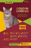 Palladium Golden Defence капли на холку для котов весом до 4 кг, 1 пипетка