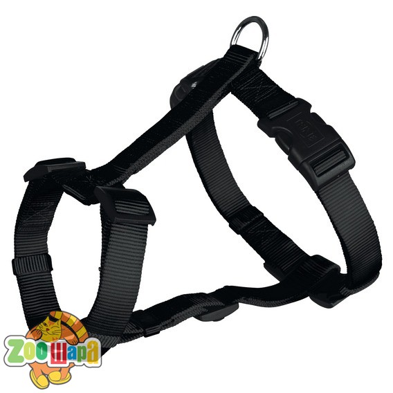 Trixie Шлея "Classic", M-L 50-75см/20мм нейлон черная