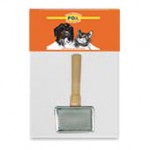 FOX пуходерка с деревянной ручкой М для малых собак