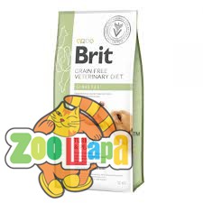Brit GF VeterinaryDiets Dog Diabetes 2 kg при сахарном диабете с идейкой и горохом (170943/8103), (1111151944)