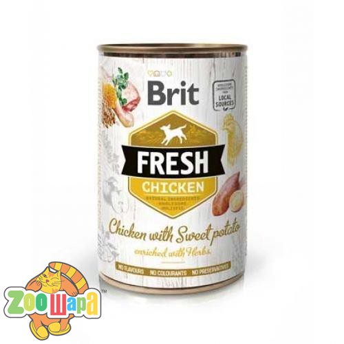 Brit Fresh Brit Fresh Chicken/Sweet Potato k 400g курица,батат для собак (100159/3893), (1111153753)