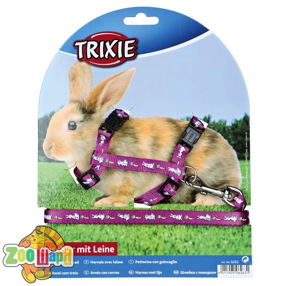 Trixie - Шлея с поводком для кролика "Harness" (6263), (1111115560)