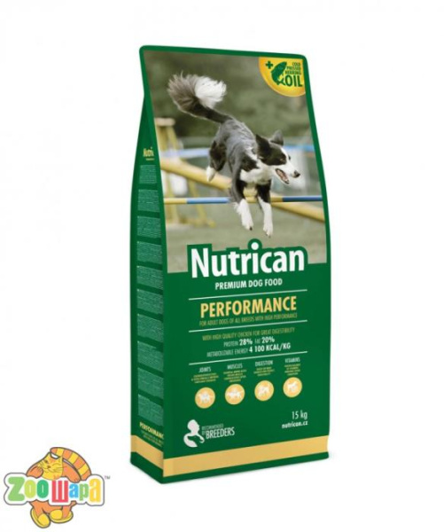 Nutrican Корм для собак  Performance 15 kg/Нутрікан Перформанс 15 кг
