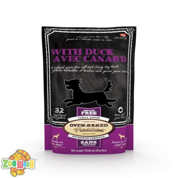 Oven-Baked Tradition Canada. Holistic - Лакомства для взрослых собак с уткой 227г