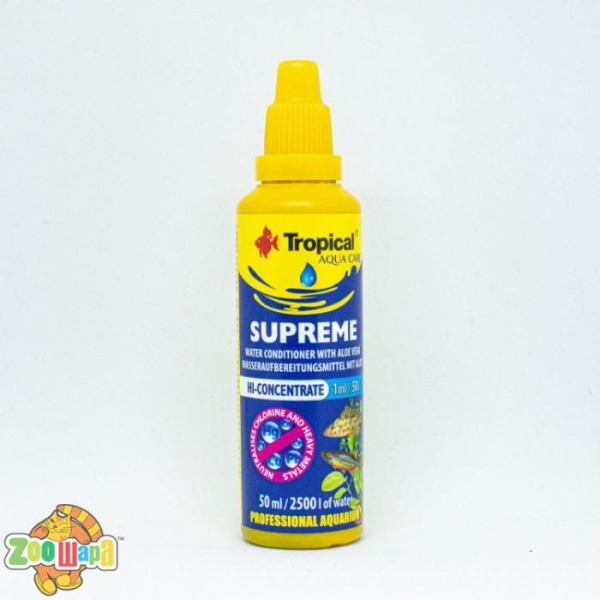 Tropical Препарат Tropical Supreme для підготовки водопровідної води з алое концентрат 50мл арт.34332 (34332), (1111163235)