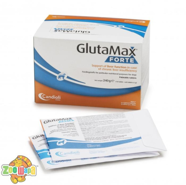 Candioli ГлютаМакс Форте 10таб (блістер) - для підтримки печінки для собак