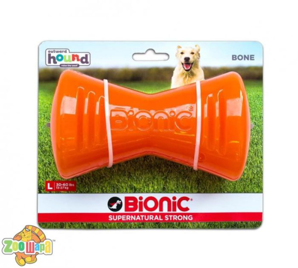 Outward Hound Іграшка для собак Біонік Опак Бон кістка велика оранж. арт. bc30094