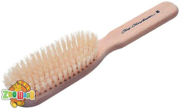 Chris Christensen Гребінець-щітка для собак та котів дерев'яний з натуральною щетиною 22см арт.A710 (A710*****), (1111147758)