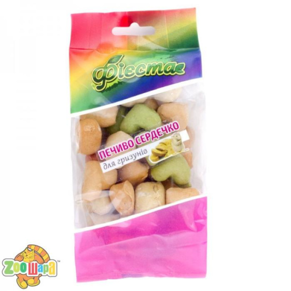Природа Асорті-печиво Природа Сердечка для гризунів 100г арт.PR740149 (PR740149), (1111137368)