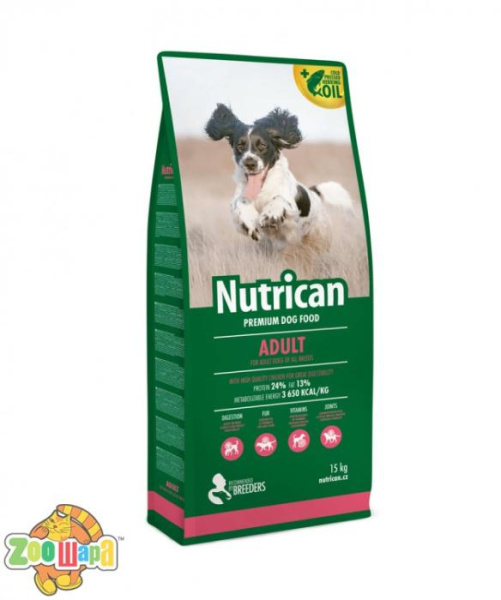 Nutrican Корм для собак  Adult 15 kg/Нутрікан Едалт 15 кг