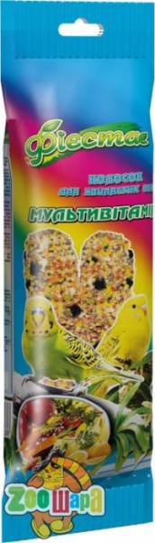 Природа Колосок Природа Фієста для хвилястих папуг Мультивітамін 100г арт.PR740230 (PR740230), (1111130427)