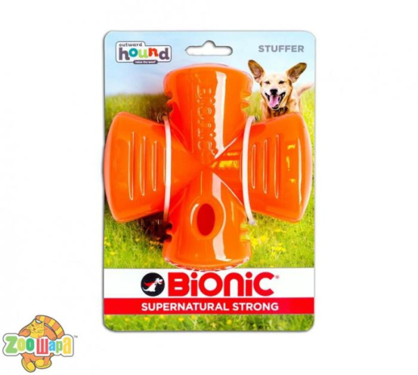 Outward Hound Іграшка для собак Біонік Опак Стаффер для ласощів оранж. арт. bc30085