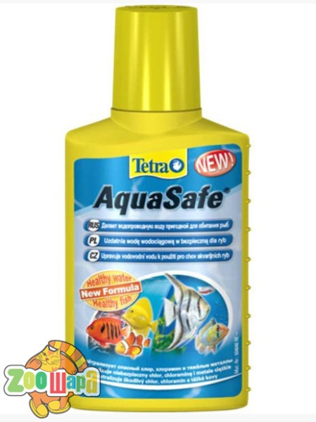 Tetra AquaSafe для подготовки воды 100 мл (200 л) (762732), (5046)