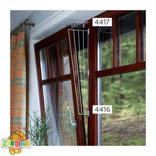 Trixie Рещітка захисна Trixie для вікна біла 62*16/8 см арт.4416 (4416), (1111141103)