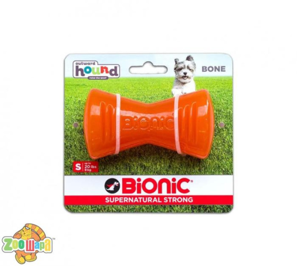 Outward Hound Іграшка для собак Біонік Опак Бон кістка мала оранж. арт. bc30088