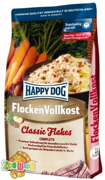 Happy Dog Сухий корм  Flocken Vollkost 3 кг (2166)