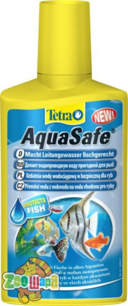 Tetra AquaSafe для подготовки воды 500 мл (1000 л) (198876), (8189)