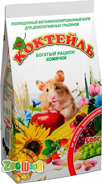 Природа Корм  коктейль "Хомячок" 0,5 кг (PR740046), (1111146903)