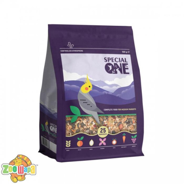 Speciаl One Полнорационный корм для средних попугаев,  500 г (PR242123), (1111164476)