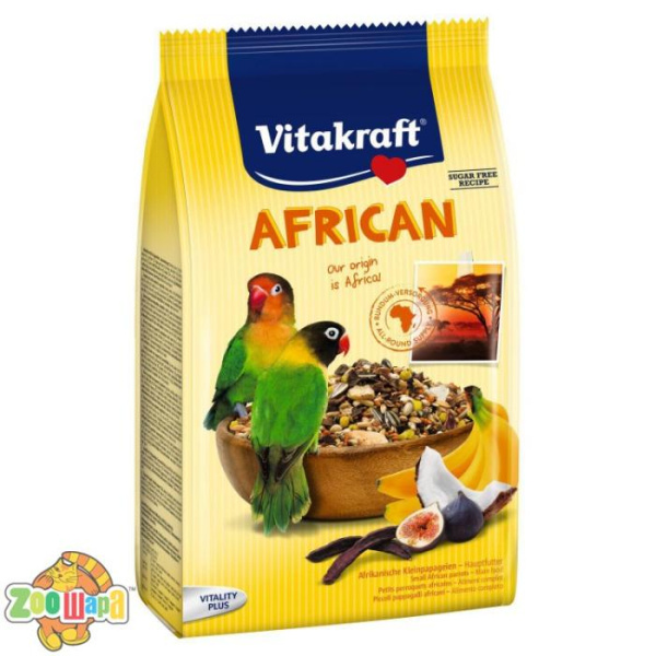 Vitakraft Корм Вітакрафт преміум меню для декоративних папуг, нерозлучників, 750 г, 21641 (21641), (10054)