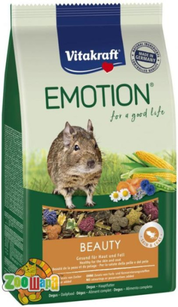 Vitakraft Корм Вітакрафт Емоушн для декоративних гризунів, дегу, 600 г, 31464 (31464/33761 Vitakraft), (1111143688)